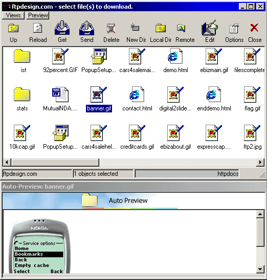 Screenshot of FTPDummy!