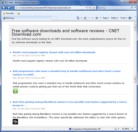 web to rss web to rss