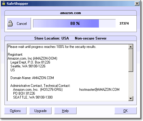 Screenshot for SafeShopper 1.2